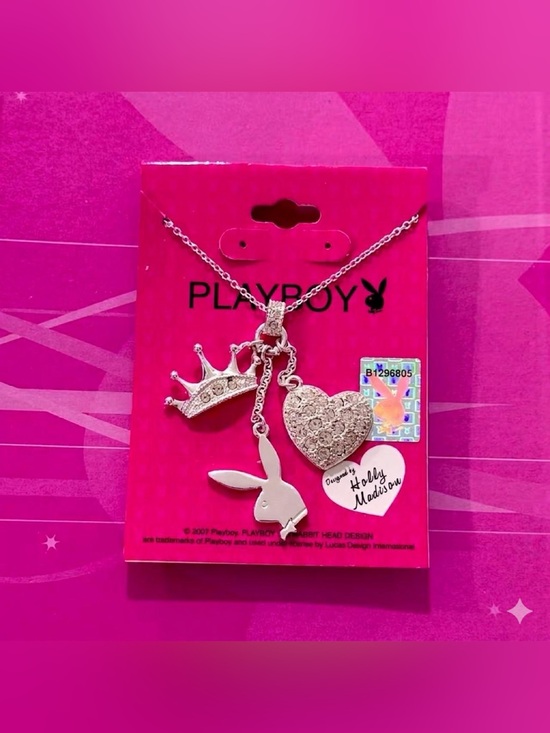 PLAYBOY Jewelry - Playboy Y2K heart bunny necklace NWT